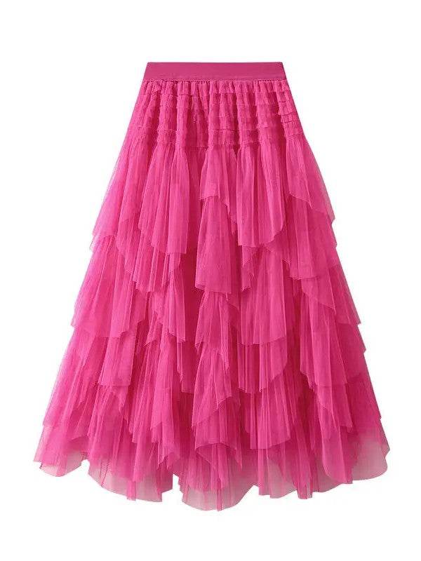 Tutu layered Midi Skirt - Shop Style & More | Fresh Looks, Everyday Deals & Free Shipping