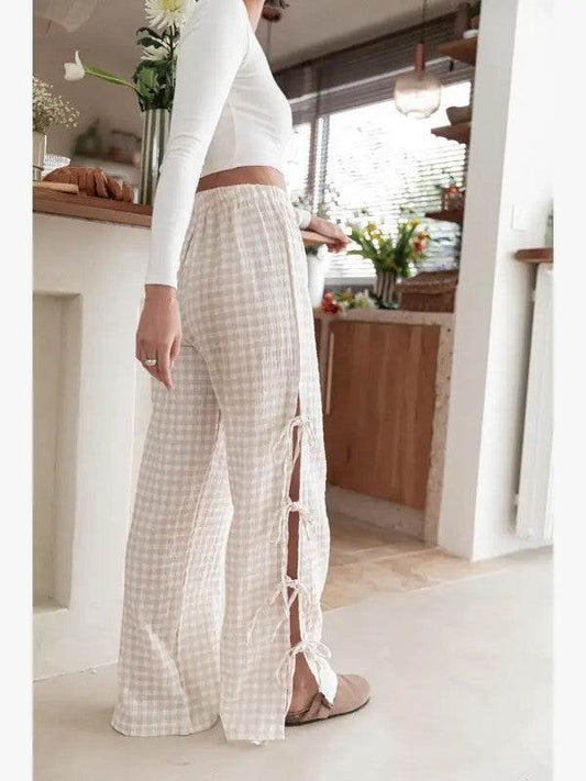 Side Bow Tie Pants - Shop Style & More | Fresh Looks, Everyday Deals & Free Shipping