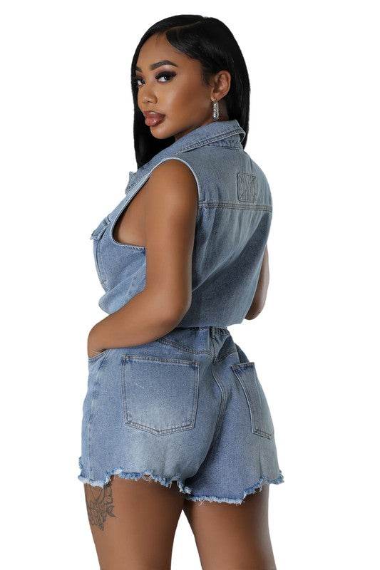 WOMEN FASHION DENIM ROMPERS - Shop Style & More | Fresh Looks, Everyday Deals & Free Shipping