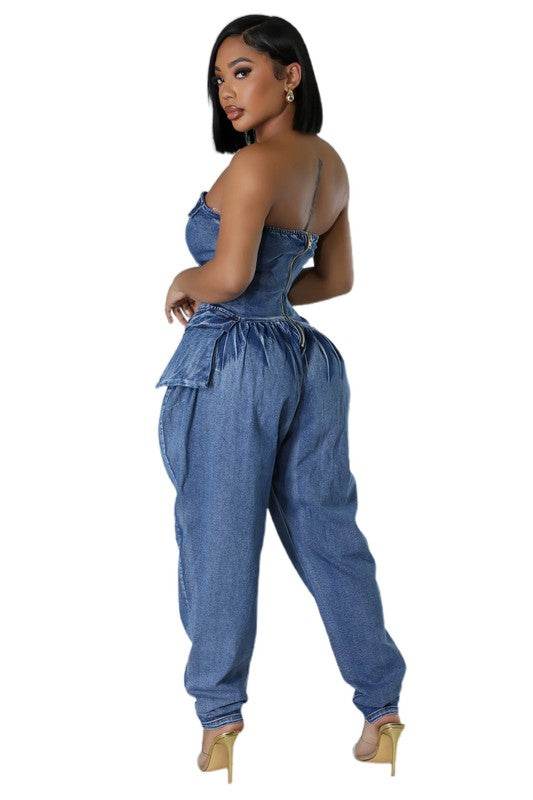 WOMEN FASHION DENIM JUMPSUIT - Shop Style & More | Fresh Looks, Everyday Deals & Free Shipping