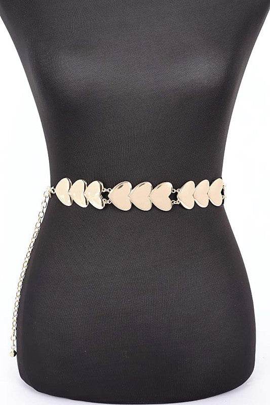 Heart Charm Fashion Chain Belt - Shop Style & More | Fresh Looks, Everyday Deals & Free Shipping