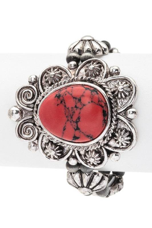 Iconic Stone Western Stretch Bracelet - Shop Style & More | Fresh Looks, Everyday Deals & Free Shipping