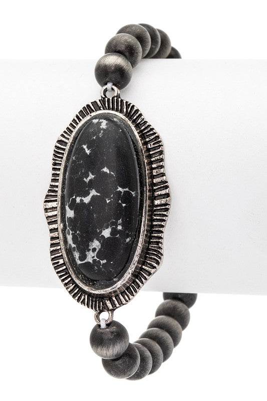 Iconic Stone Western Stretch Bracelet - Shop Style & More | Fresh Looks, Everyday Deals & Free Shipping