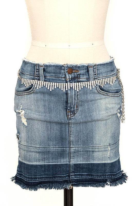 Sparkly Chevron Rhinestone Chain Belt - Shop Style & More | Fresh Looks, Everyday Deals & Free Shipping