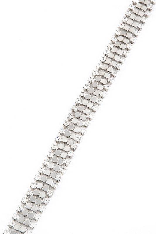 Buckle Rhinestone Mesh Belt - Shop Style & More | Fresh Looks, Everyday Deals & Free Shipping