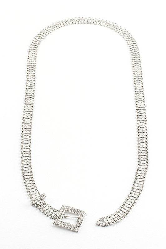Buckle Rhinestone Mesh Belt - Shop Style & More | Fresh Looks, Everyday Deals & Free Shipping