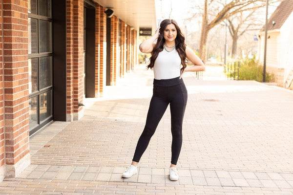 Sleek Pocket Collection - FULL Length Leggings R2 - Shop Style & More | Fresh Looks, Everyday Deals & Free Shipping