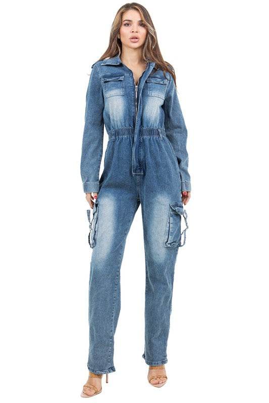 WOMEN DENIM SEXY JUMPSUIT - Shop Style & More | Fresh Looks, Everyday Deals & Free Shipping