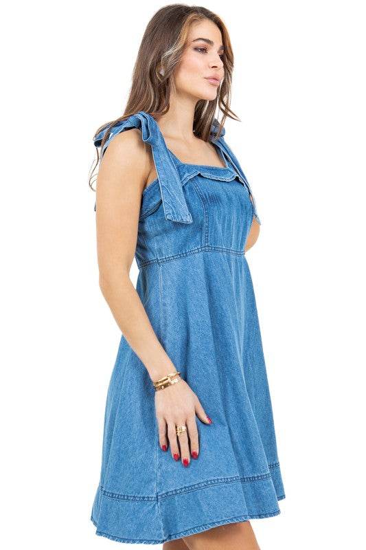 WOMEN FASHION DENIM DRESS - Shop Style & More | Fresh Looks, Everyday Deals & Free Shipping
