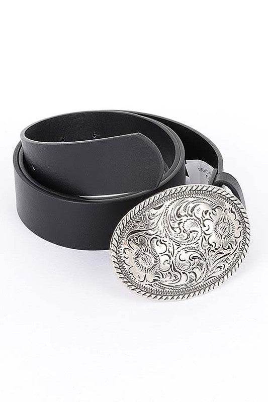 Engraved Western Buckle Fashion Belt - Shop Style & More | Fresh Looks, Everyday Deals & Free Shipping