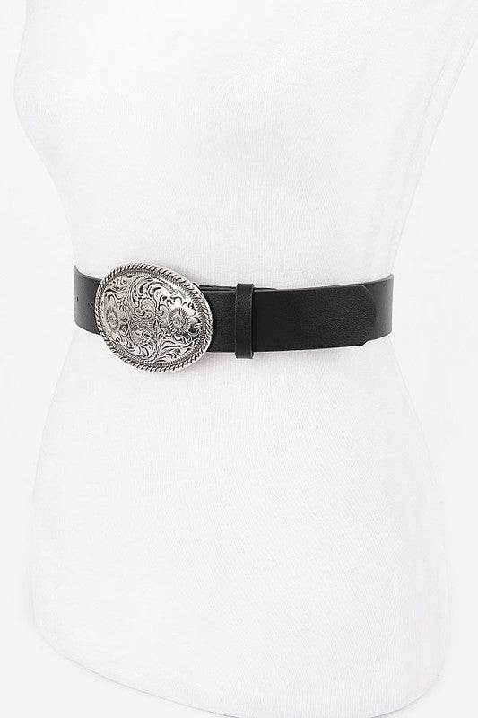 Engraved Western Buckle Fashion Belt - Shop Style & More | Fresh Looks, Everyday Deals & Free Shipping