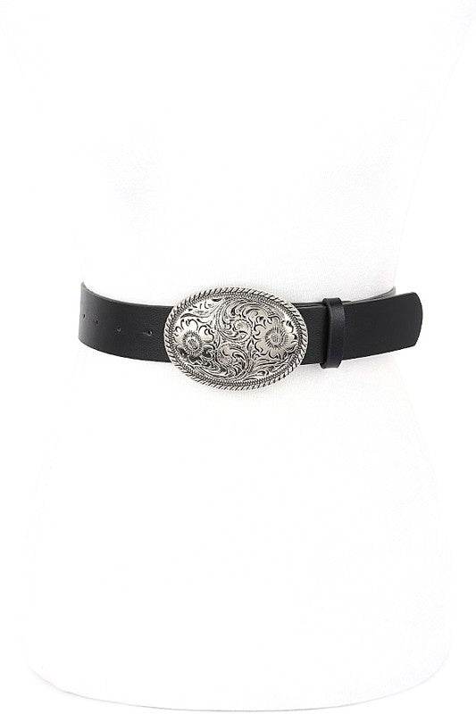 Engraved Western Buckle Fashion Belt - Shop Style & More | Fresh Looks, Everyday Deals & Free Shipping