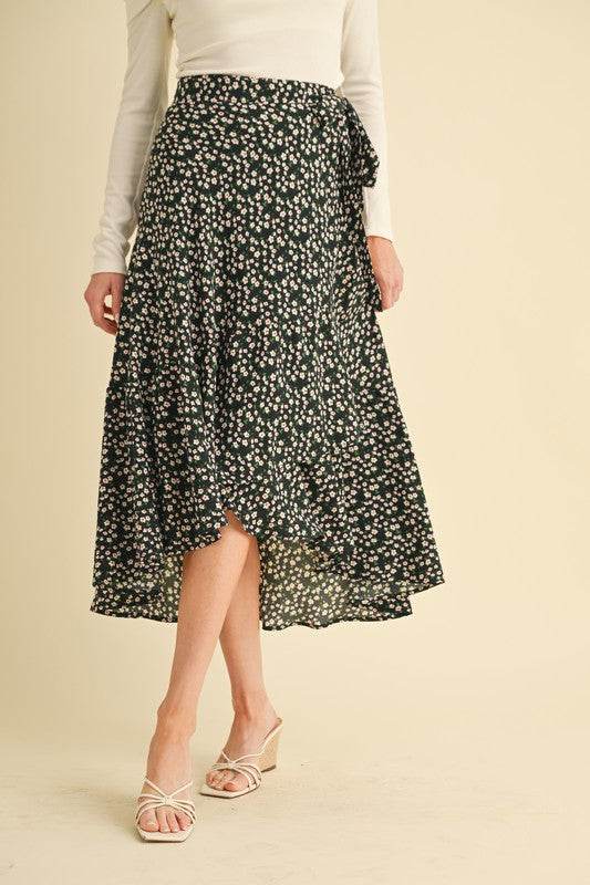 Berti Floral Wrap Skirt - Shop Style & More | Fresh Looks, Everyday Deals & Free Shipping