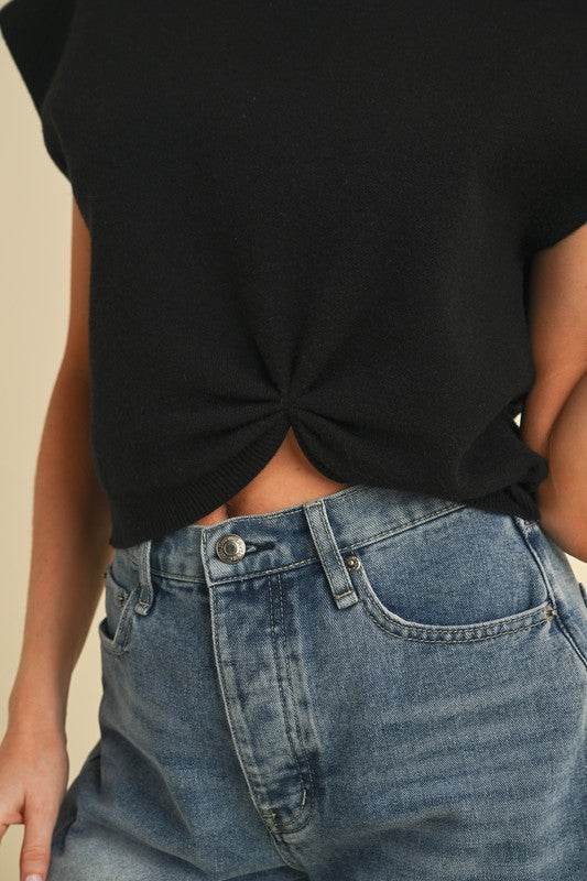 Iana Short Sleeve Knotted Top - Shop Style & More | Fresh Looks, Everyday Deals & Free Shipping