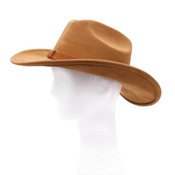 BASIC SUEDE COWBOY HAT - Shop Style & More | Fresh Looks, Everyday Deals & Free Shipping
