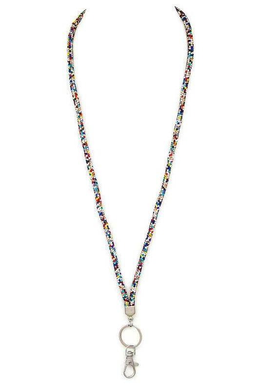 Rhinestone Sparkle Landyard - Shop Style & More | Fresh Looks, Everyday Deals & Free Shipping
