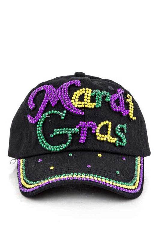 Crystal Mardi Gras Fashion Cap - Shop Style & More | Fresh Looks, Everyday Deals & Free Shipping