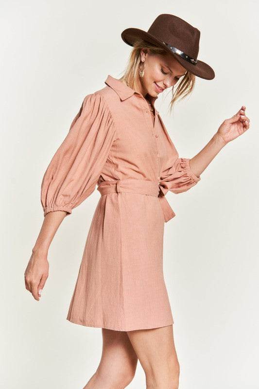 SOLID BUTTON DOWN DRESS PLUS JBJ1004P - Shop Style & More | Fresh Looks, Everyday Deals & Free Shipping