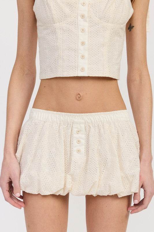 BUBBLE MINI SKIRT WITH ELASTIC WAISTBAND - Shop Style & More | Fresh Looks, Everyday Deals & Free Shipping