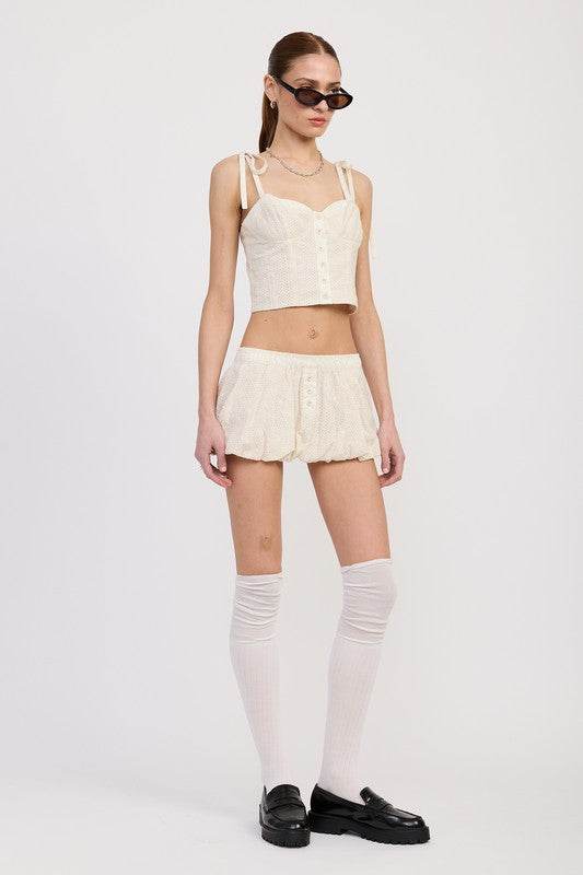 BUBBLE MINI SKIRT WITH ELASTIC WAISTBAND - Shop Style & More | Fresh Looks, Everyday Deals & Free Shipping