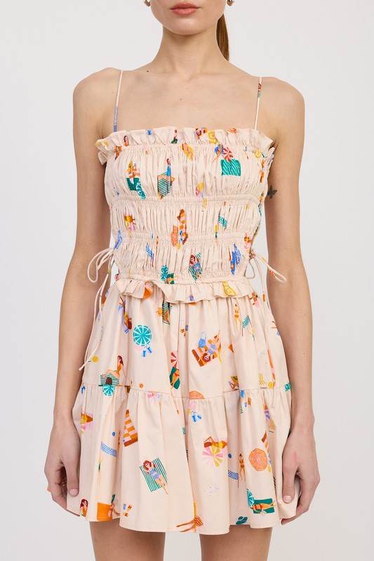 GATHERED POPLIN MIN DRESS - Shop Style & More | Fresh Looks, Everyday Deals & Free Shipping