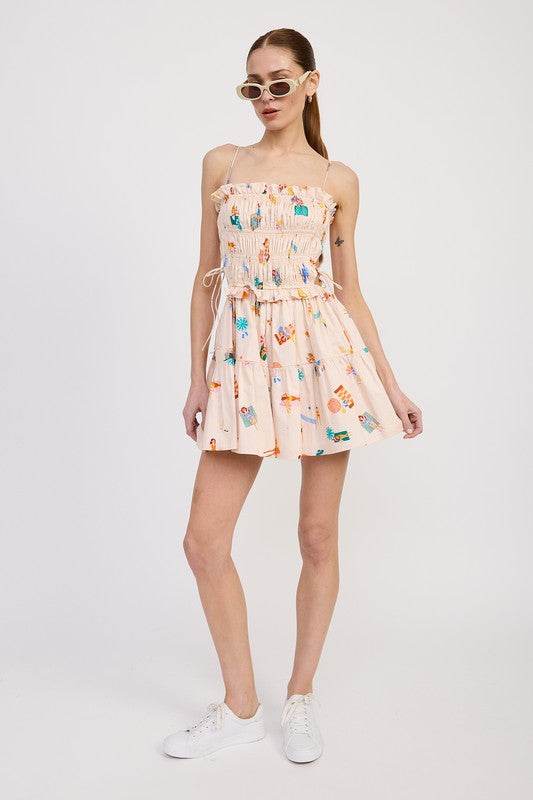 GATHERED POPLIN MIN DRESS - Shop Style & More | Fresh Looks, Everyday Deals & Free Shipping