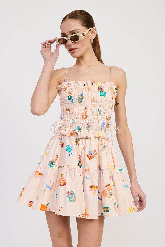 GATHERED POPLIN MIN DRESS - Shop Style & More | Fresh Looks, Everyday Deals & Free Shipping