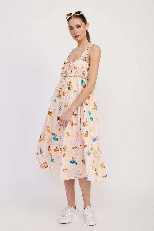 BABYDOLL POPLIN MAXI DRESS - Shop Style & More | Fresh Looks, Everyday Deals & Free Shipping