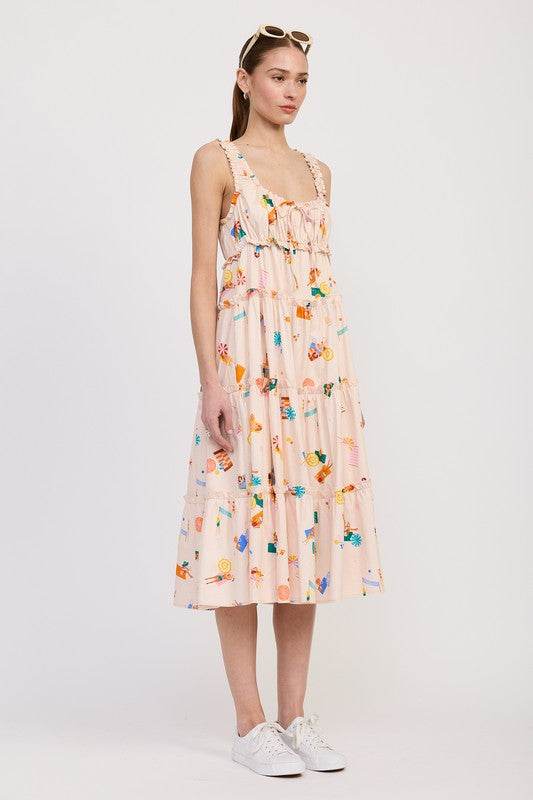 BABYDOLL POPLIN MAXI DRESS - Shop Style & More | Fresh Looks, Everyday Deals & Free Shipping