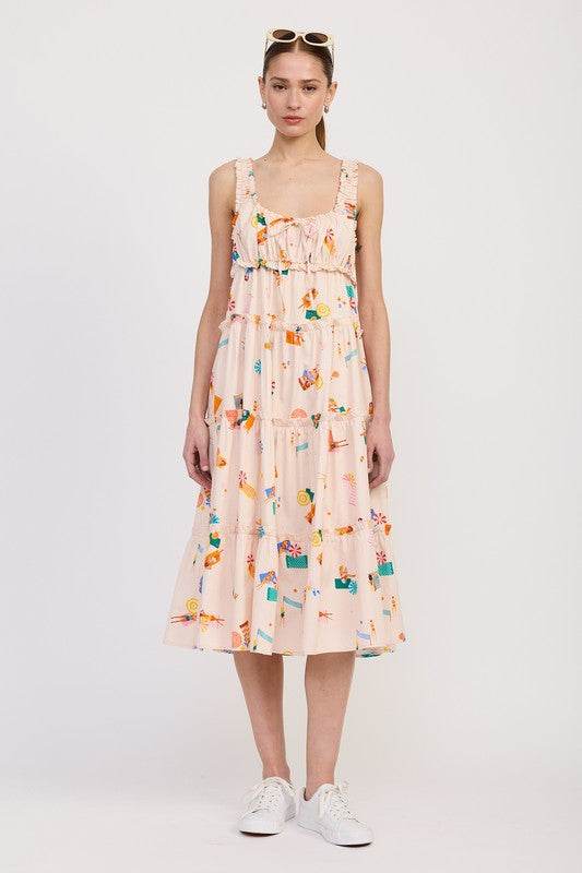 BABYDOLL POPLIN MAXI DRESS - Shop Style & More | Fresh Looks, Everyday Deals & Free Shipping