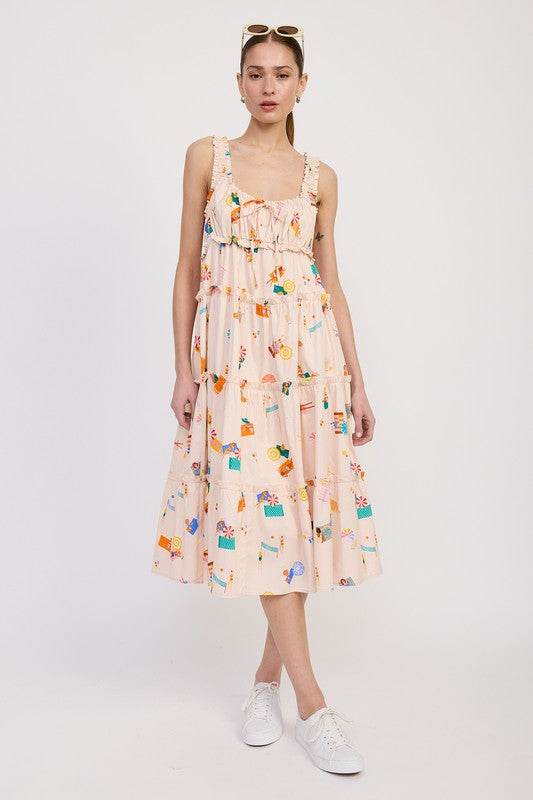 BABYDOLL POPLIN MAXI DRESS - Shop Style & More | Fresh Looks, Everyday Deals & Free Shipping