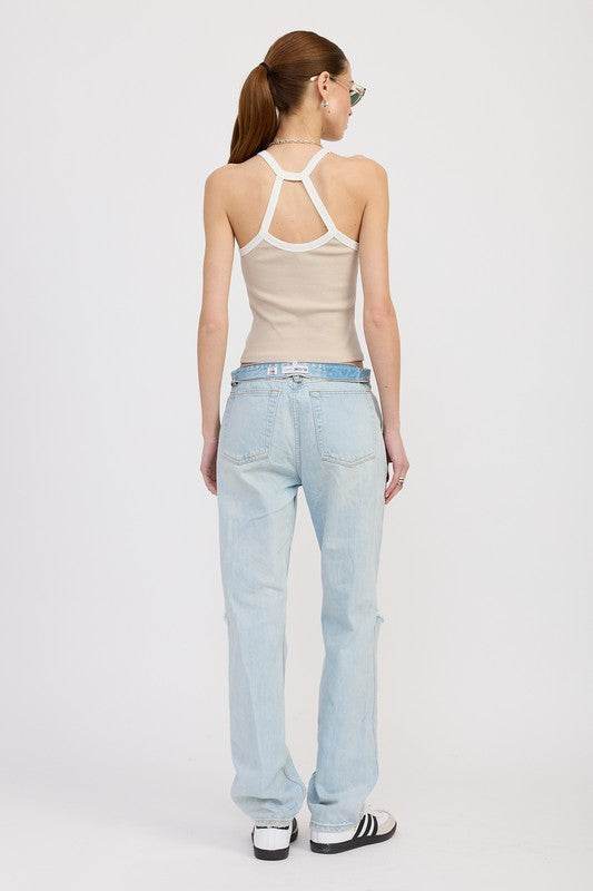 RACER BACK GRAPHIC TANK TOP - Shop Style & More | Fresh Looks, Everyday Deals & Free Shipping