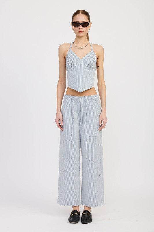 HALTER NECK BUSTIER TOP - Shop Style & More | Fresh Looks, Everyday Deals & Free Shipping