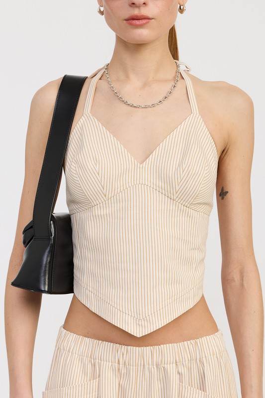 HALTER NECK BUSTIER TOP - Shop Style & More | Fresh Looks, Everyday Deals & Free Shipping