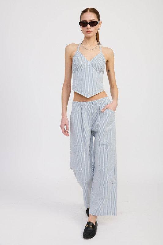 HALTER NECK BUSTIER TOP - Shop Style & More | Fresh Looks, Everyday Deals & Free Shipping
