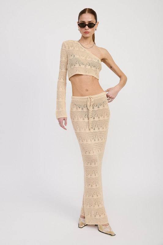 ONE SHOULDER CROCHET CROP TOP - Shop Style & More | Fresh Looks, Everyday Deals & Free Shipping