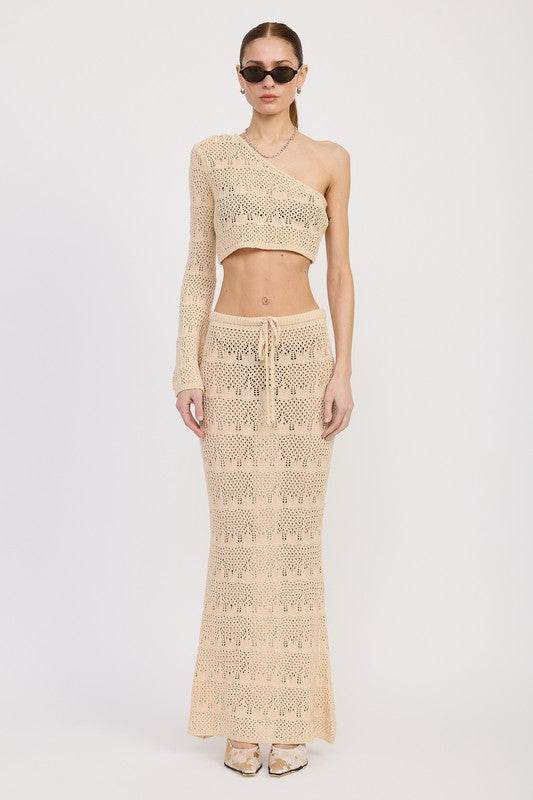 ONE SHOULDER CROCHET CROP TOP - Shop Style & More | Fresh Looks, Everyday Deals & Free Shipping