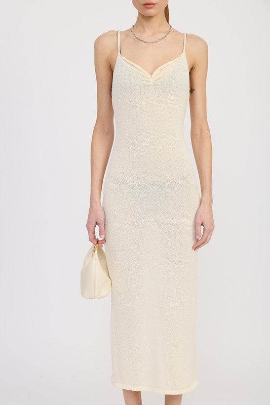 SPAGHETTI STRAP MIDI DRESS - Shop Style & More | Fresh Looks, Everyday Deals & Free Shipping