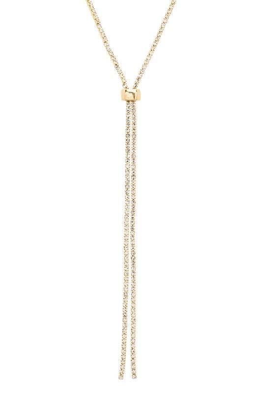 Layered Rhinestone Extra Fine Dainty Necklace - Shop Style & More | Fresh Looks, Everyday Deals & Free Shipping