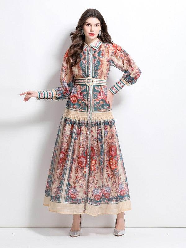 WOMEN FASHION CHIFFON MAXI DRESS - Shop Style & More | Fresh Looks, Everyday Deals & Free Shipping