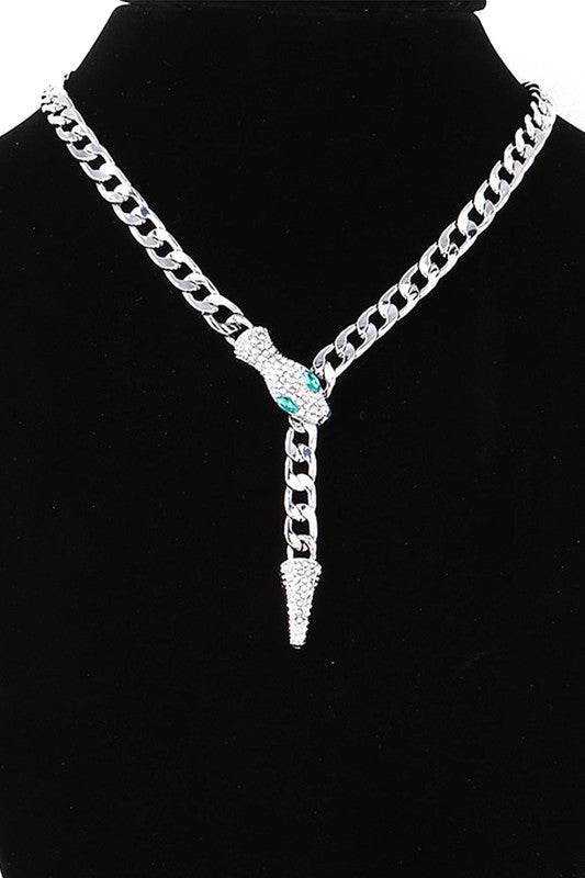 Crystal Snake Iconic Necklace - Shop Style & More | Fresh Looks, Everyday Deals & Free Shipping