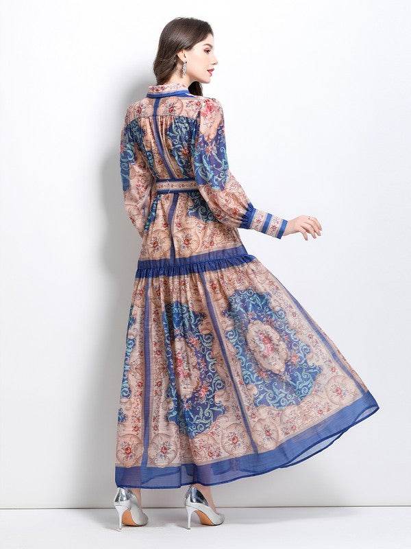 WOMEN FASHION CHIFFON MAXI DRESS - Shop Style & More | Fresh Looks, Everyday Deals & Free Shipping