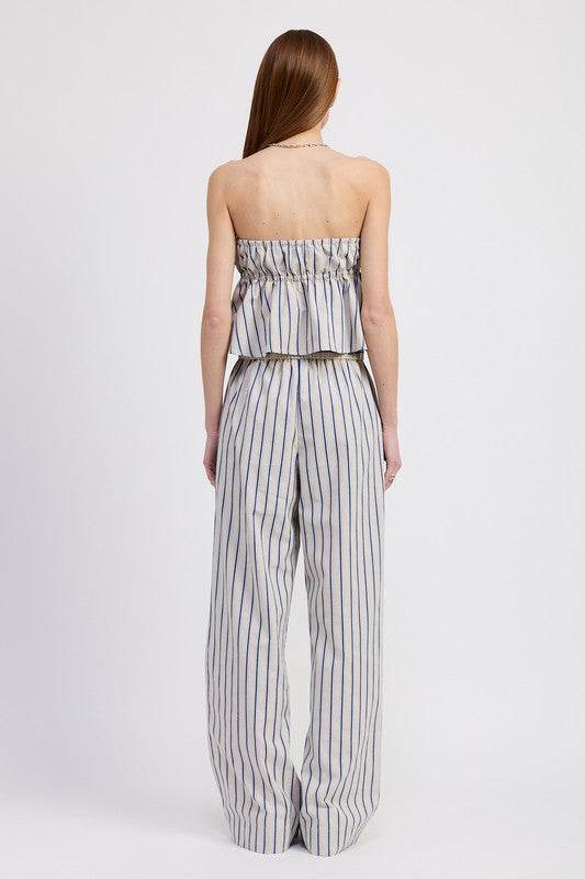 STRIPED STRAPLESS TOP WITH FRONT TIE - Shop Style & More | Fresh Looks, Everyday Deals & Free Shipping