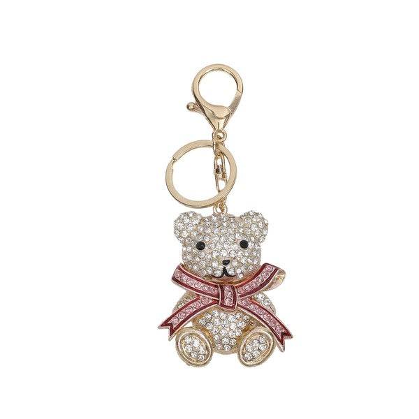 Sparkling Teddy Bear Keychain - Shop Style & More | Fresh Looks, Everyday Deals & Free Shipping