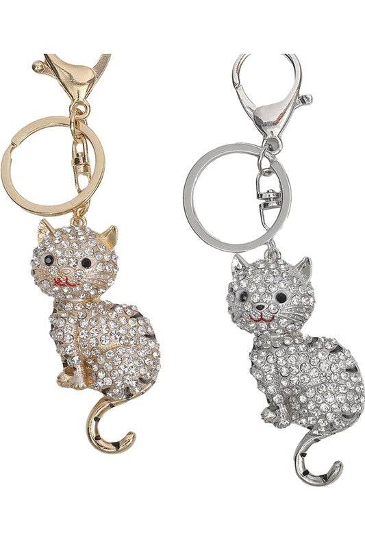Sparkling Cat Keychain - Shop Style & More | Fresh Looks, Everyday Deals & Free Shipping