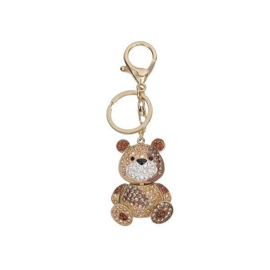 Sparkling Brown Bear Keychain - Shop Style & More | Fresh Looks, Everyday Deals & Free Shipping