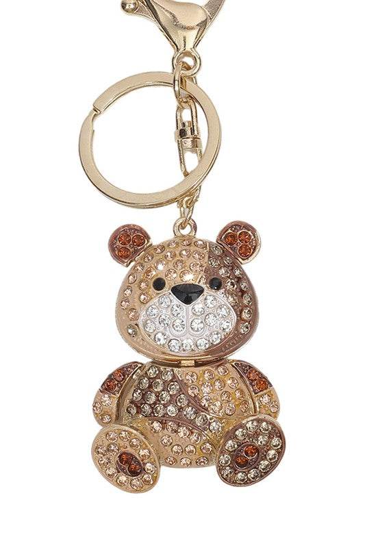 Sparkling Brown Bear Keychain - Shop Style & More | Fresh Looks, Everyday Deals & Free Shipping