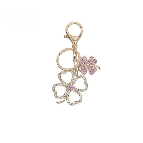 Sparkling Four-Leaf Clover Keychain - Shop Style & More | Fresh Looks, Everyday Deals & Free Shipping