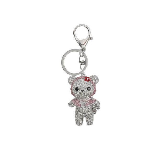 Sparkling Teddy Bear with Hood Keychain - Shop Style & More | Fresh Looks, Everyday Deals & Free Shipping