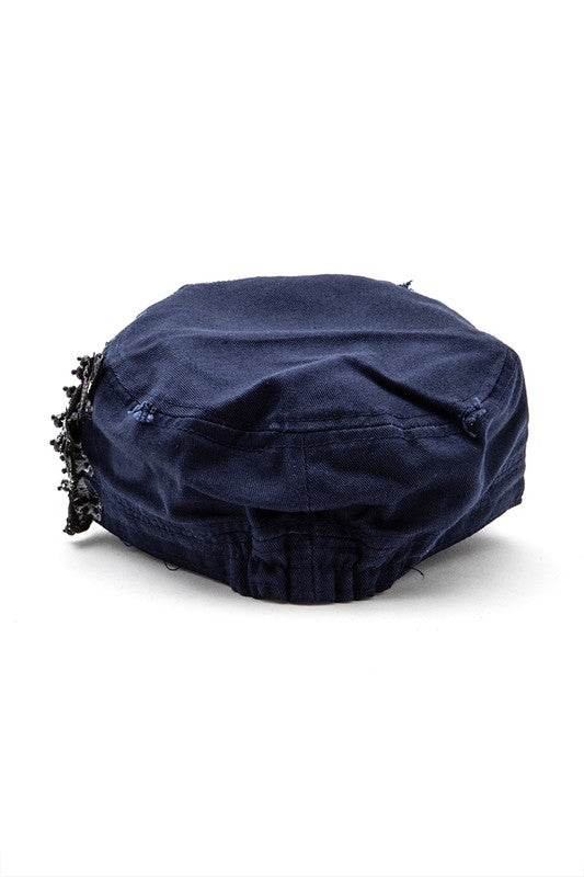 Beaded Butterfly Statement Cadet Hat - Shop Style & More | Fresh Looks, Everyday Deals & Free Shipping